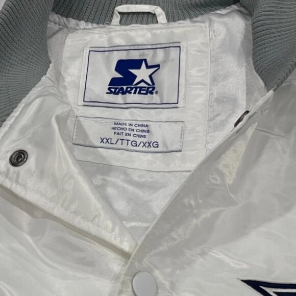 Starter Dallas Cowboys light weight Satin Jacket size XL or 2XL - Picture 4 of 4